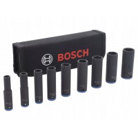 BOSCH 1/4" smūginių galvučių komplektas 9 vnt.